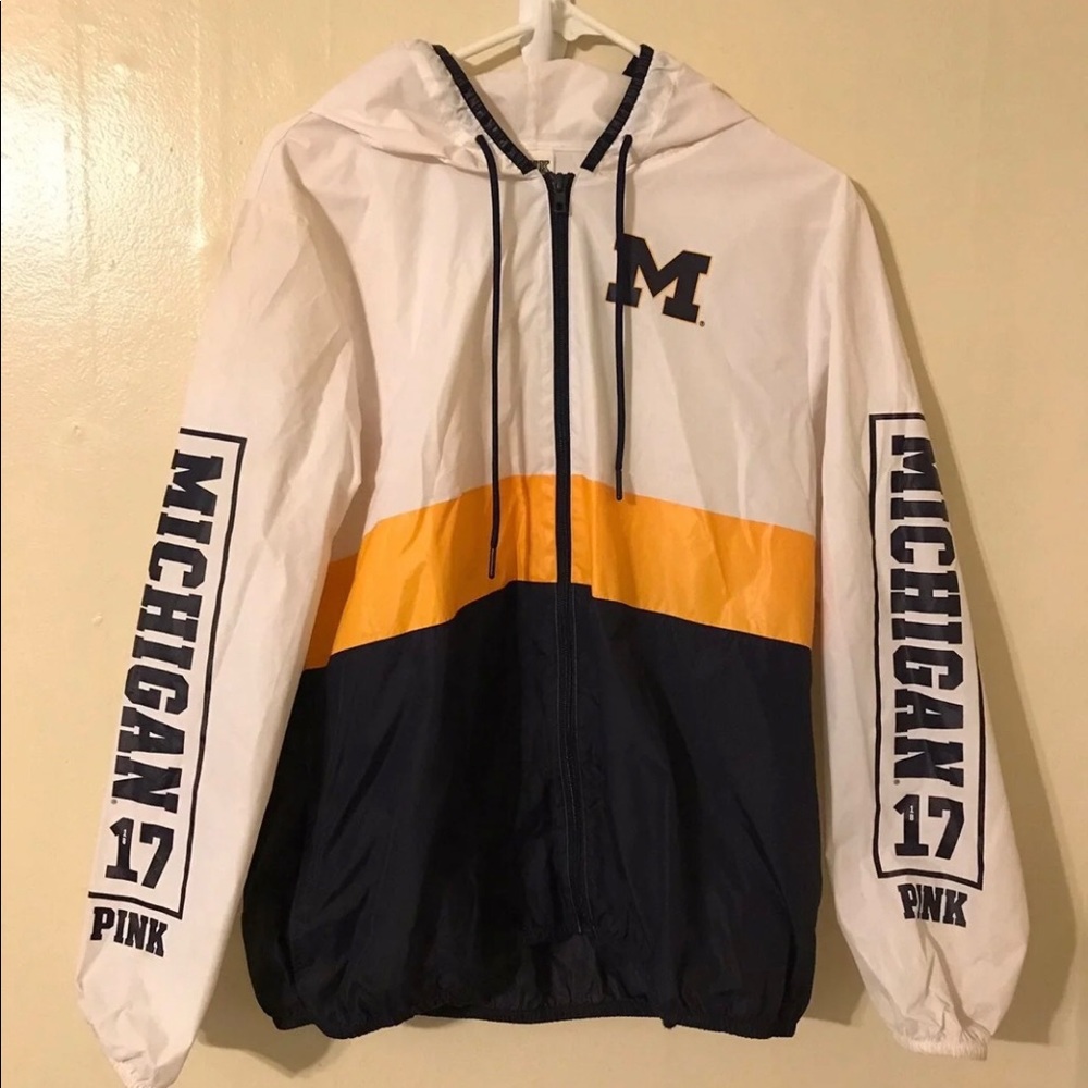 VS Pink Michigan Anorak